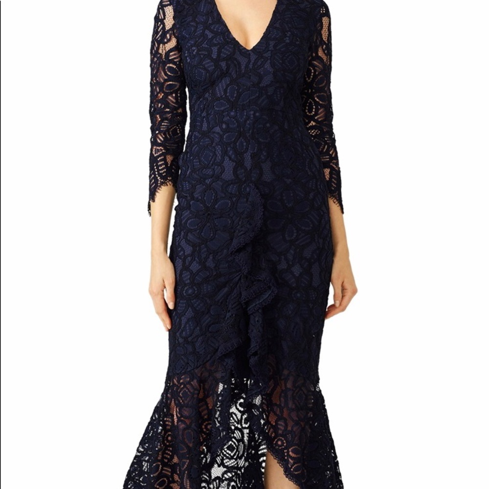 ALEXIS Navy Nadege Dress, Sz M